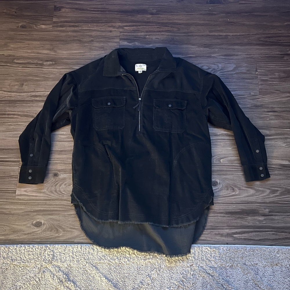 Black Aerie Offline Corduroy Pullover